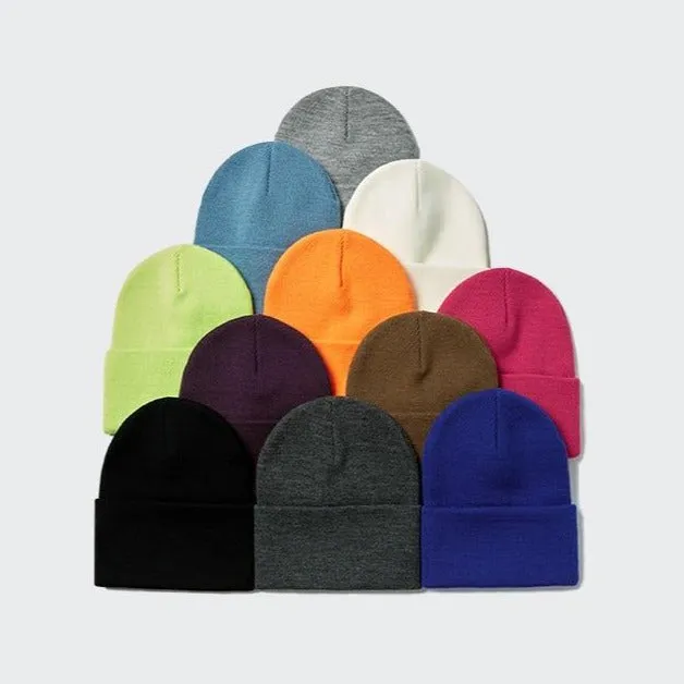 "CAPCUFF" Bonnet Gris Bleu Streetwear - URB1™