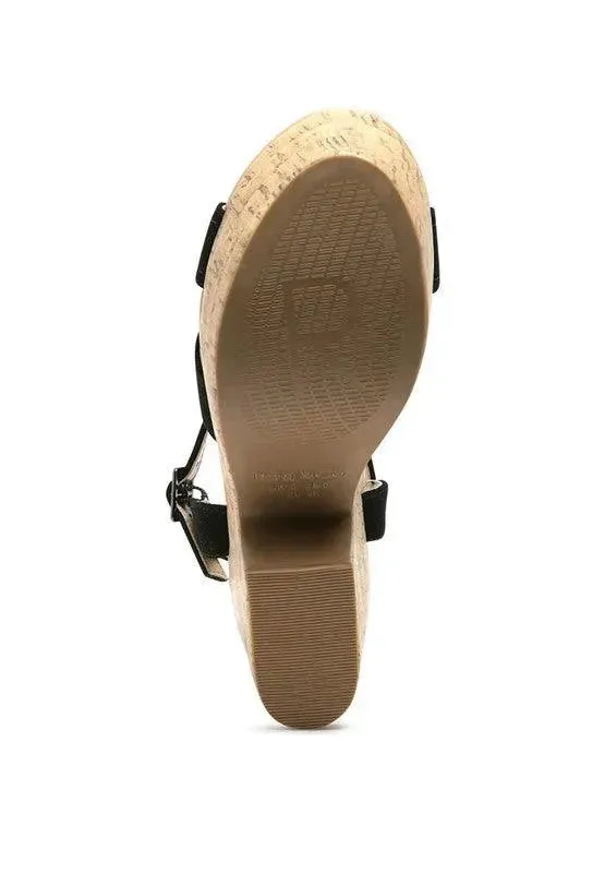 Rag & Co ULLA HIGH HEELED BLOCK SANDAL
