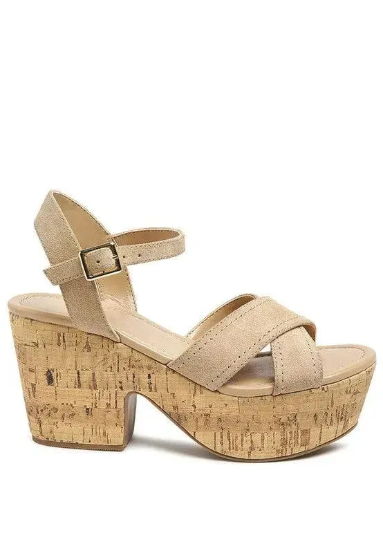 Rag & Co ULLA HIGH HEELED BLOCK SANDAL