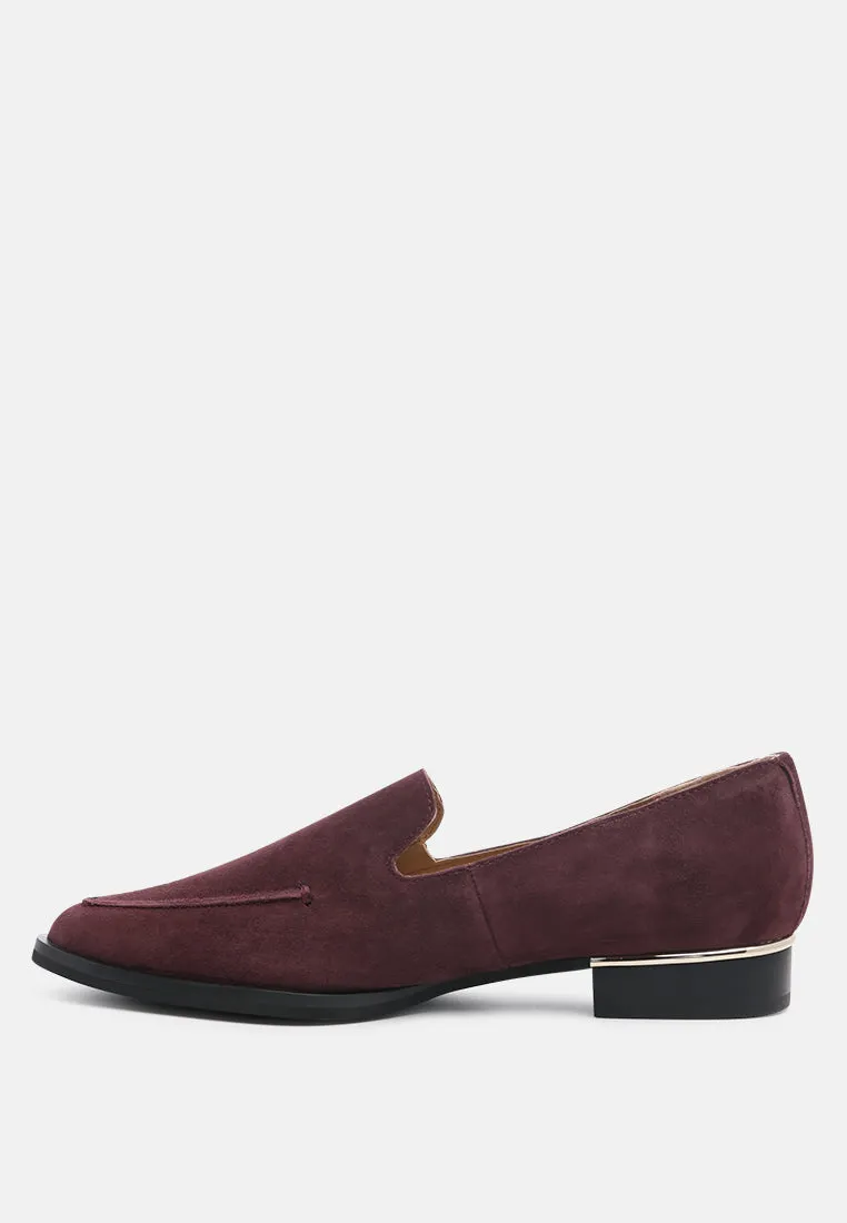 Sara Suede Slip-On Loafers By Ruw