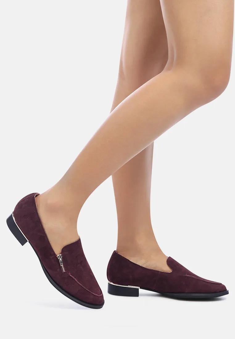 Sara Suede Slip-On Loafers By Ruw