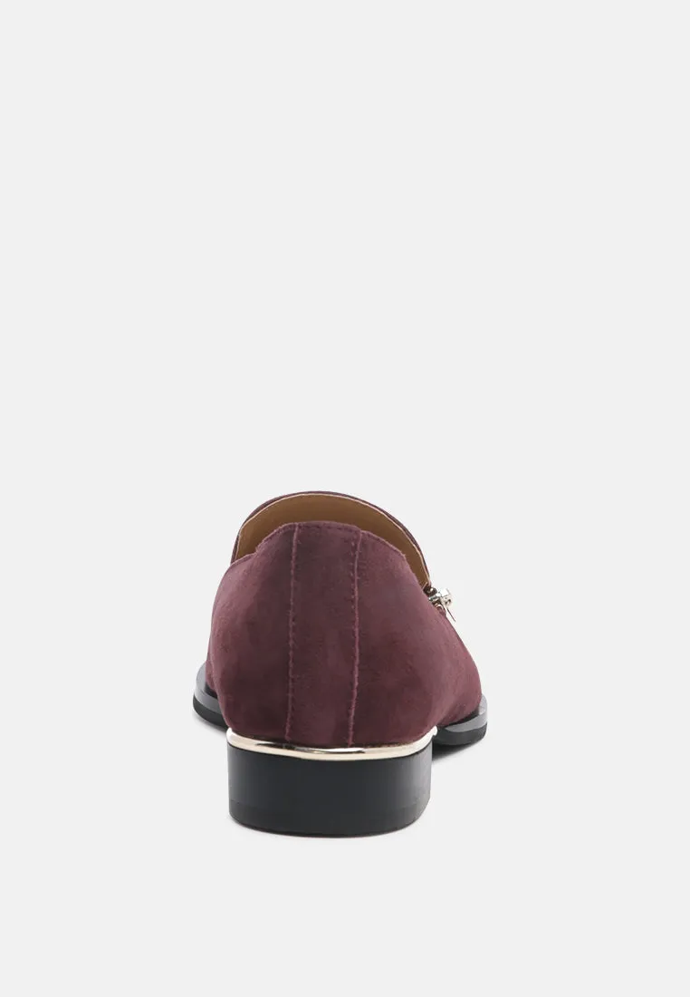 Sara Suede Slip-On Loafers By Ruw