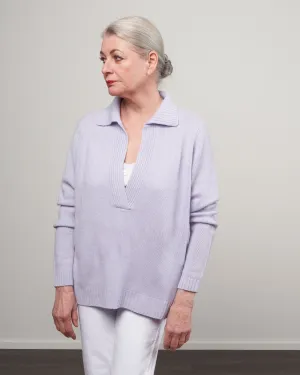 serafino sweater - lavender