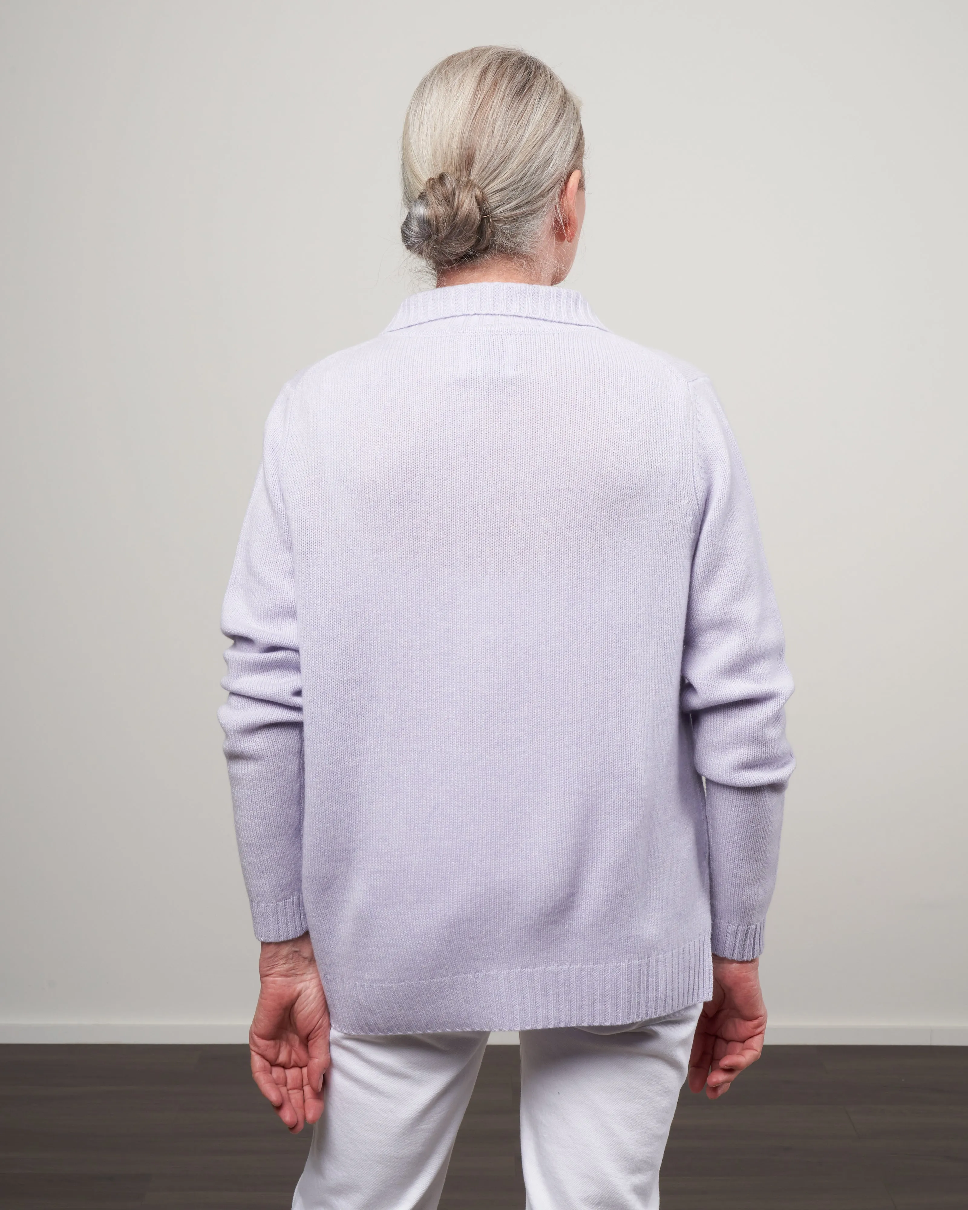 serafino sweater - lavender