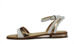 Seychelles for Women: Wont Stop Whiskey White Gold Leather Sandal