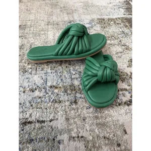 seychelles sandals wicked green italy knotted size 8 HTF style