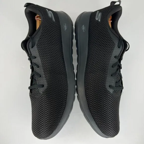 Skechers Mens SN54601 Black Go Walk Joy Lace Up Size 13 Walking Shoes