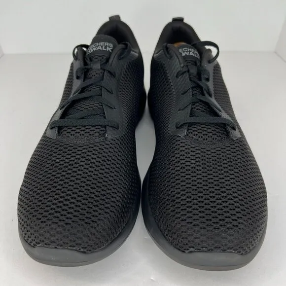 Skechers Mens SN54601 Black Go Walk Joy Lace Up Size 13 Walking Shoes