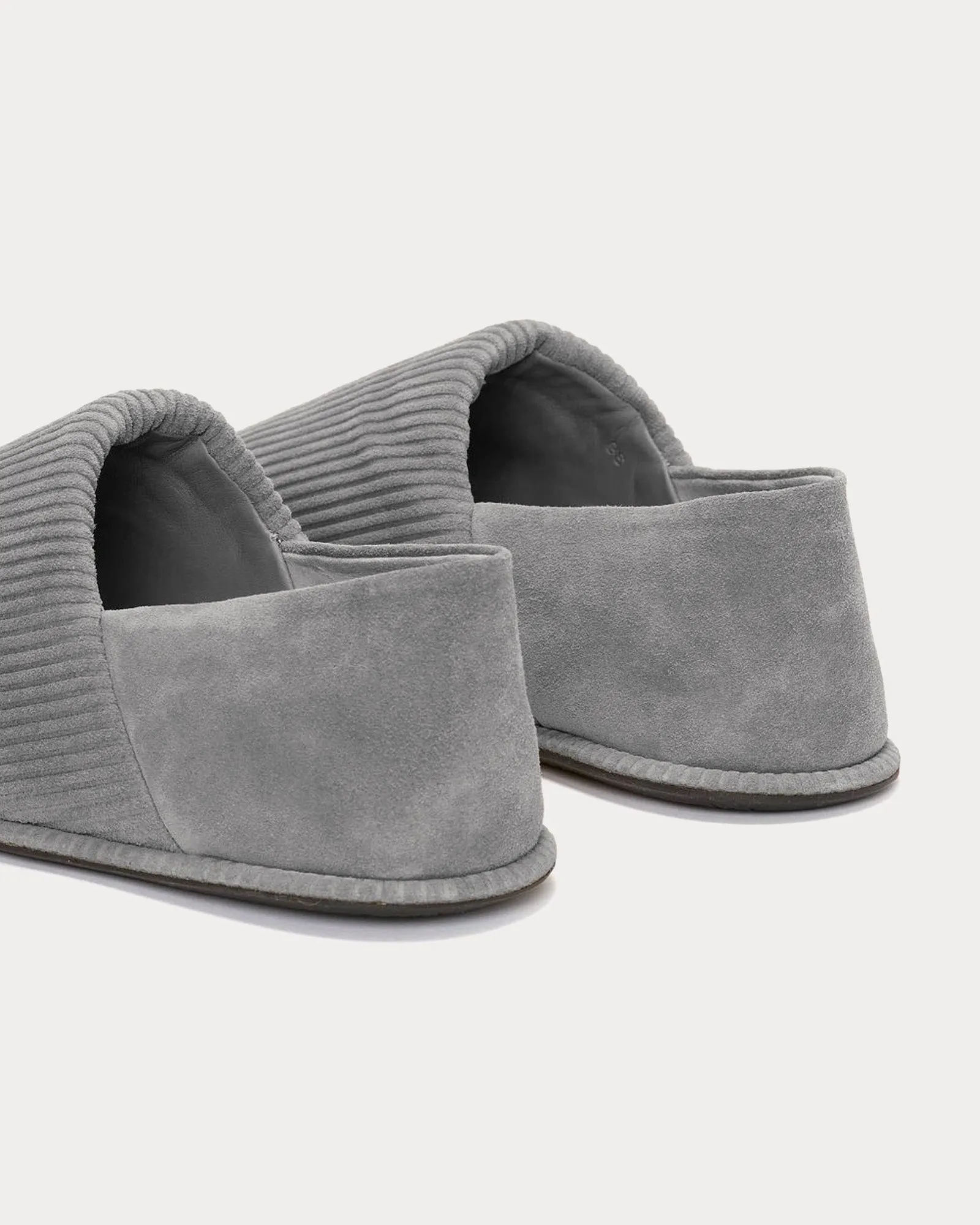 Slip-On Loafer Grey Mules