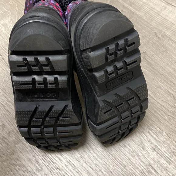 Sorel Children’s Flurry Print Fleece Lined Winter Boots