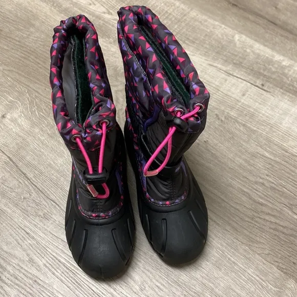 Sorel Children’s Flurry Print Fleece Lined Winter Boots