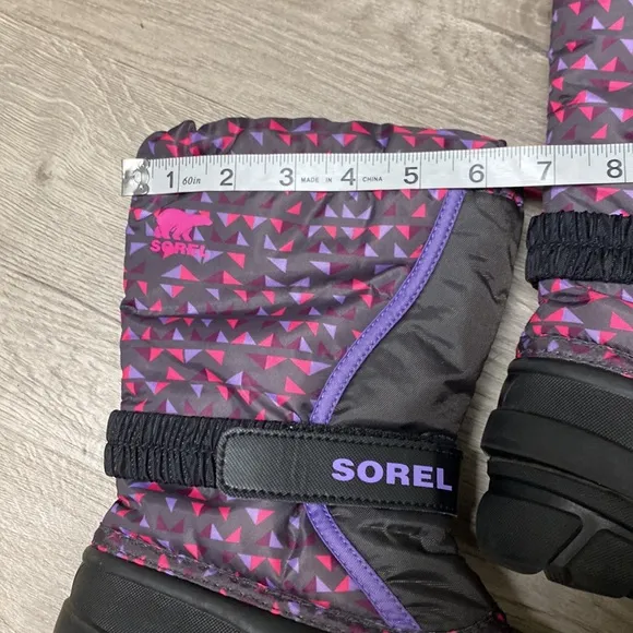 Sorel Children’s Flurry Print Fleece Lined Winter Boots