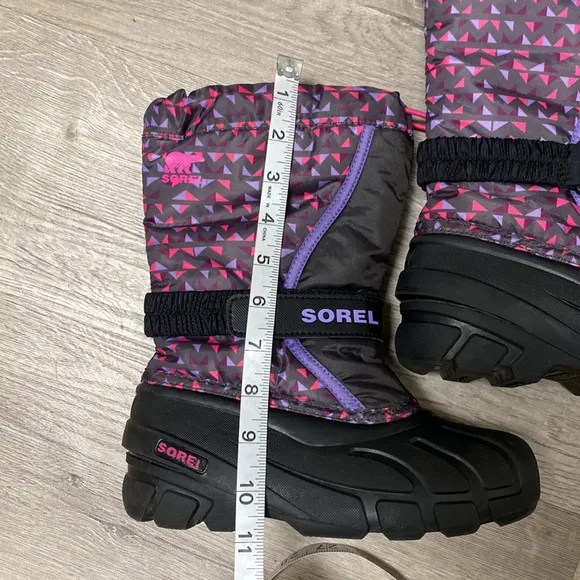 Sorel Children’s Flurry Print Fleece Lined Winter Boots