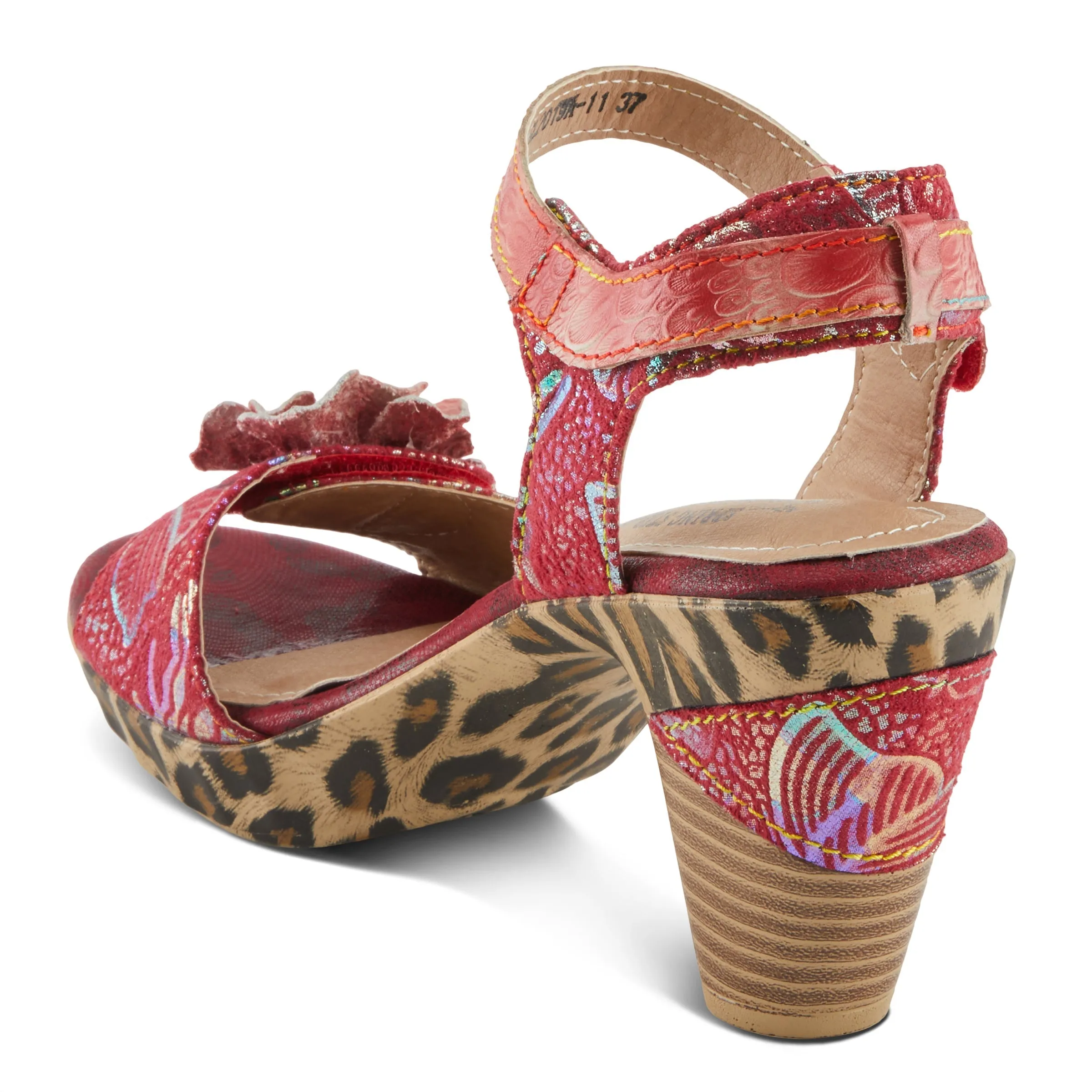 Spring Step Shoes L'Artiste Wildcat Women's Floral Heeled Sandals