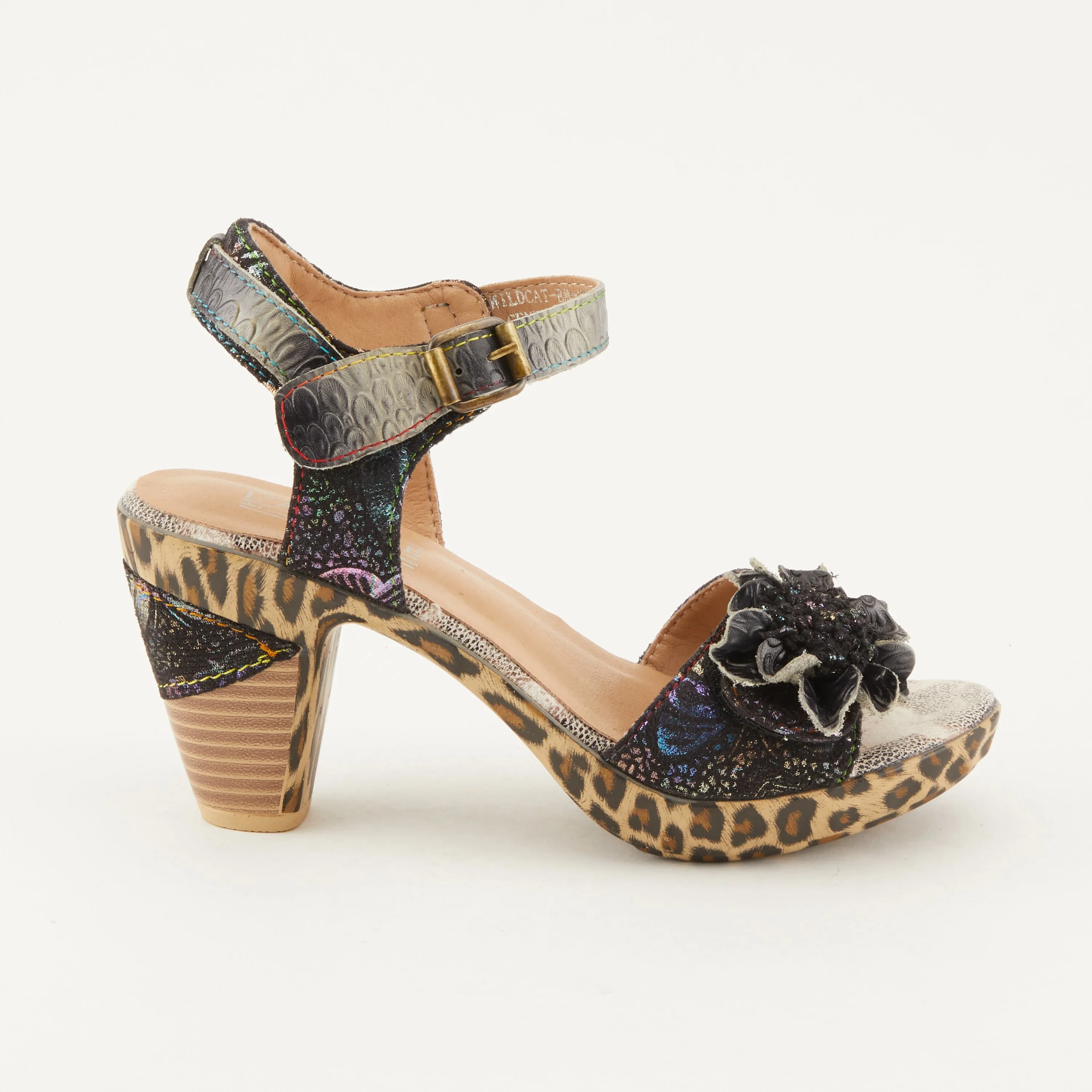 Spring Step Shoes L'Artiste Wildcat Women's Floral Heeled Sandals