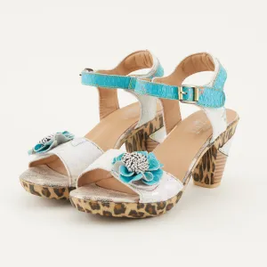 Spring Step Shoes L'Artiste Wildcat Women's Floral Heeled Sandals