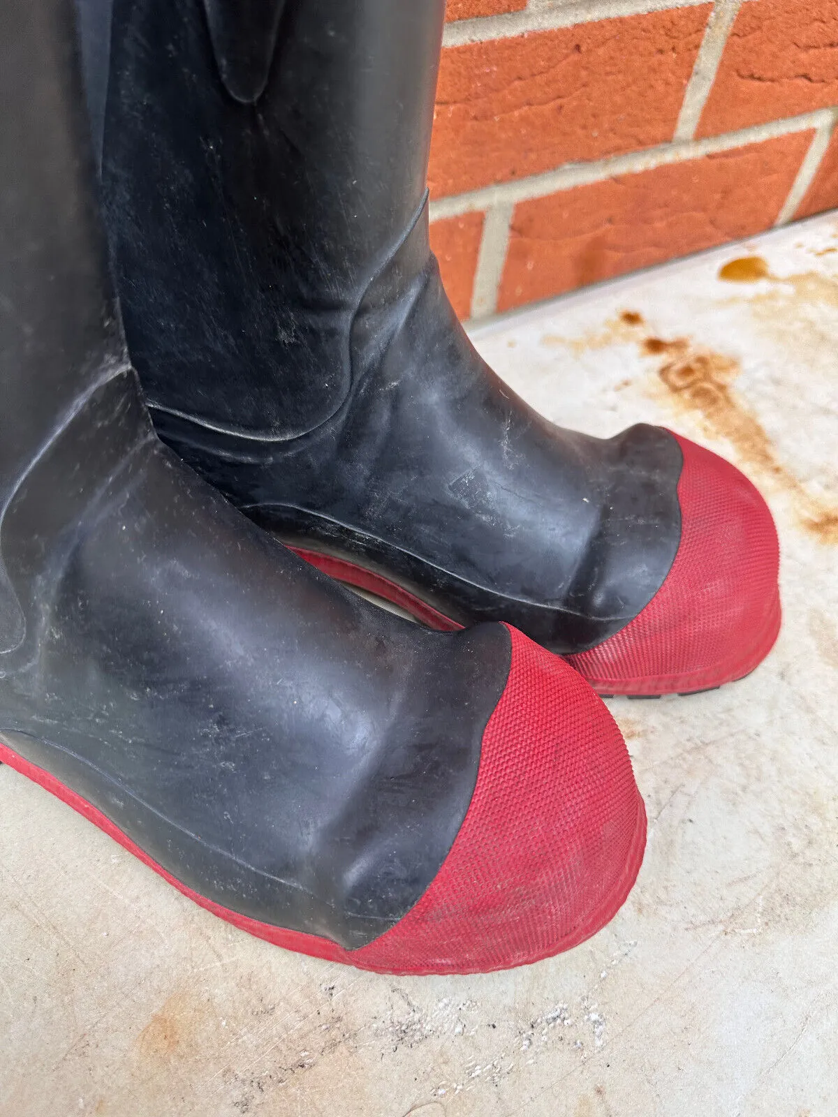 Steel Toe Rubber Wellington Work Boots Wellies - Size UK 5 - EU 38
