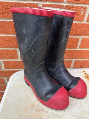 Steel Toe Rubber Wellington Work Boots Wellies - Size UK 5 - EU 38