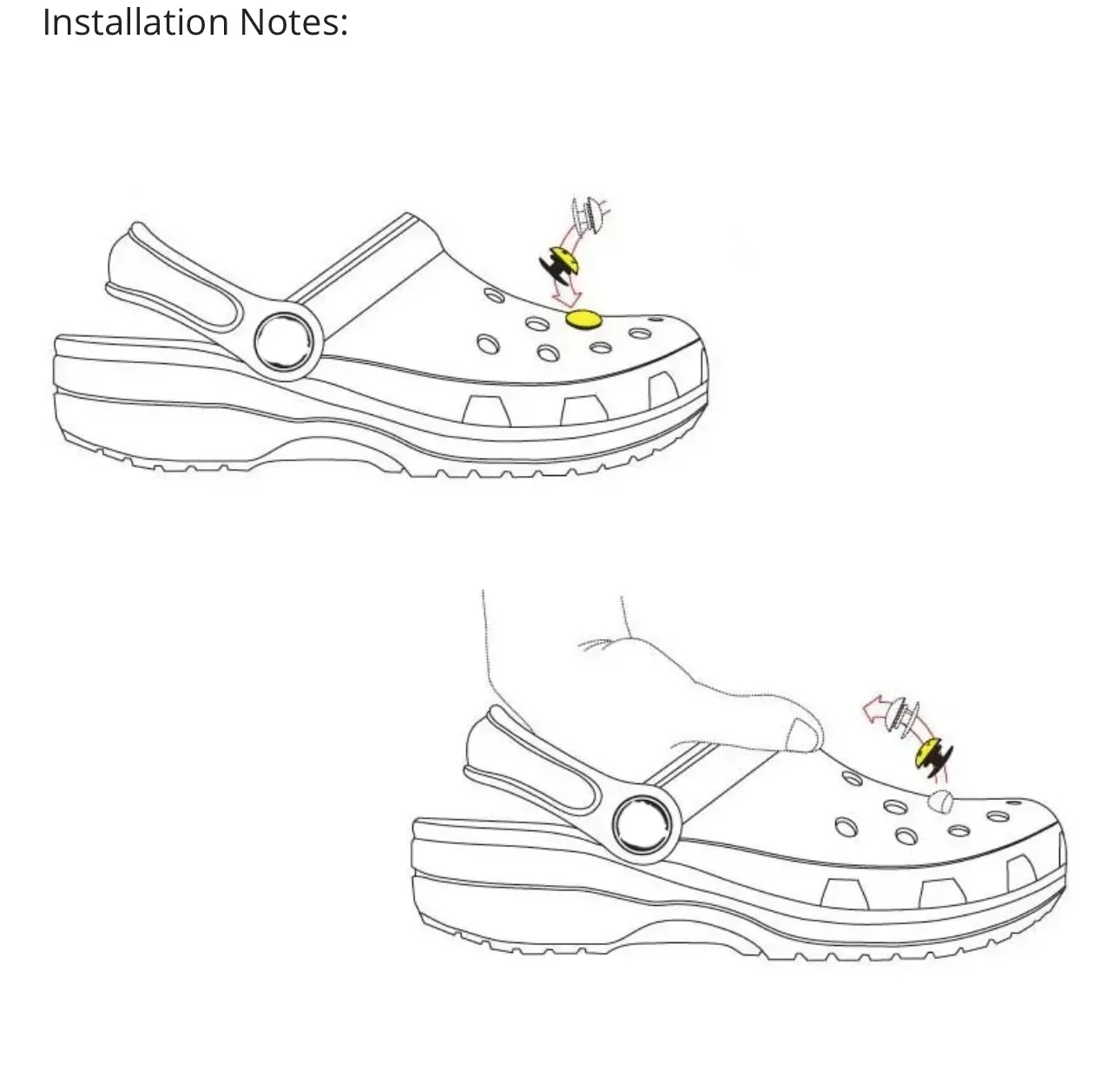 Superhero Shoe Charms