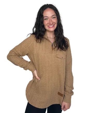 The Minley Knit Pullover || Velvet Umber