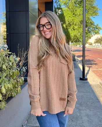 The Minley Knit Pullover || Velvet Umber