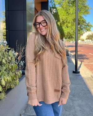 The Minley Knit Pullover || Velvet Umber