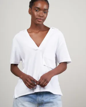 toyko polo - white terry