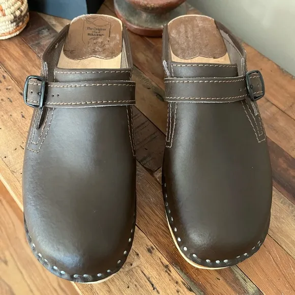 Troentorp Swedish Raphael Brown Clogs