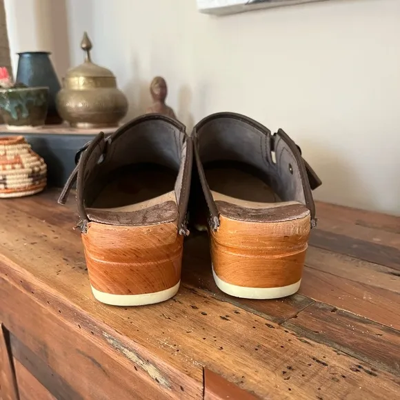 Troentorp Swedish Raphael Brown Clogs