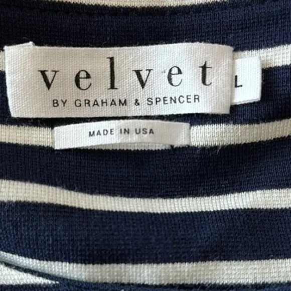 velvet by GRAHAM &amp; SPENCER Yennie Ponti Stripe Dress