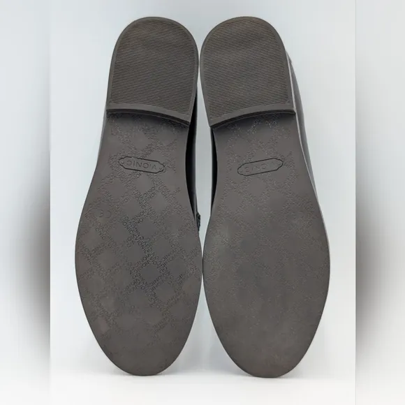 Vionic Waverly Croc Embossed Penny Brown Leather Slip On Loafers Women's 8.5