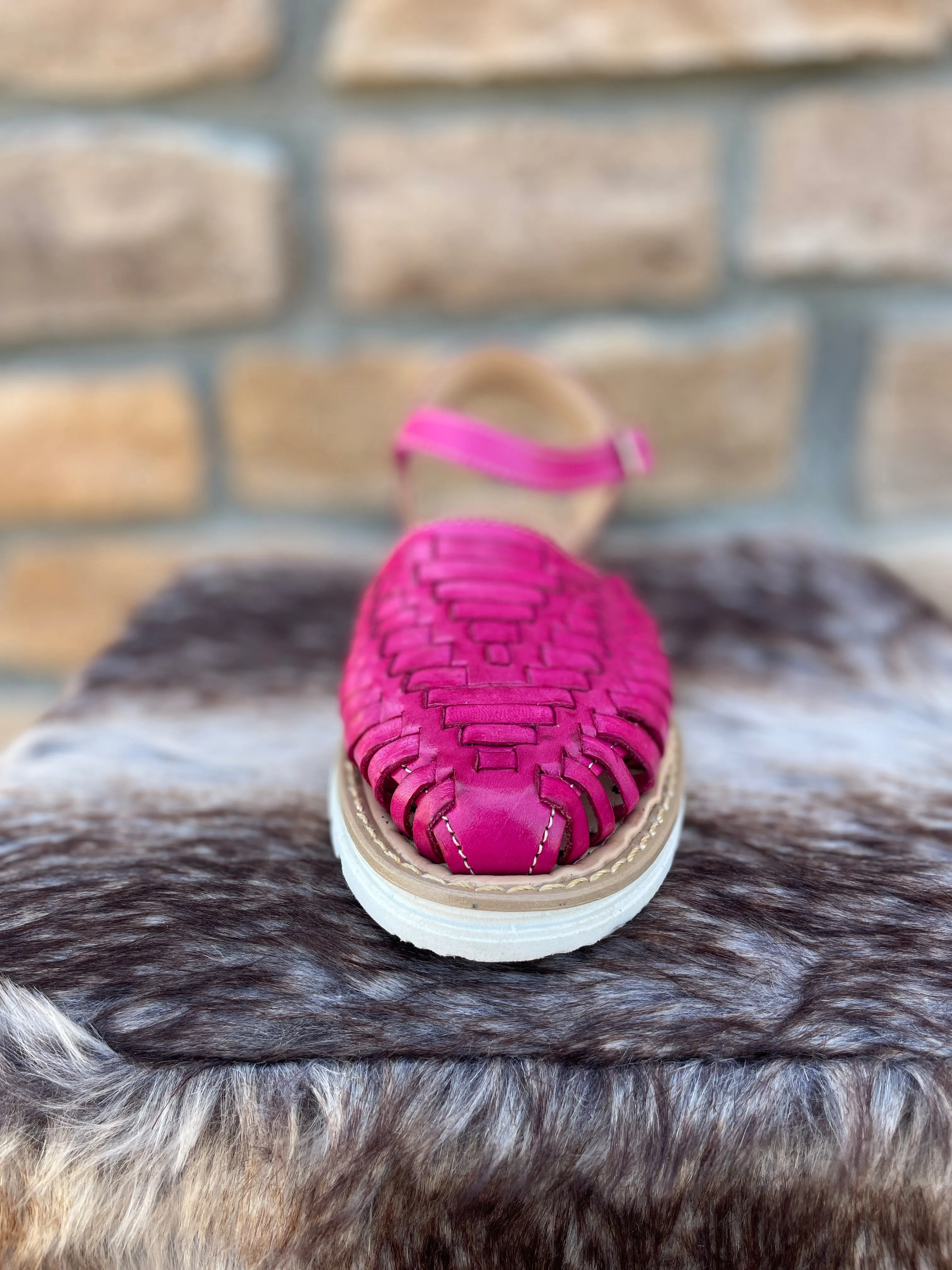 Women’s Coral Handmade Sandals
