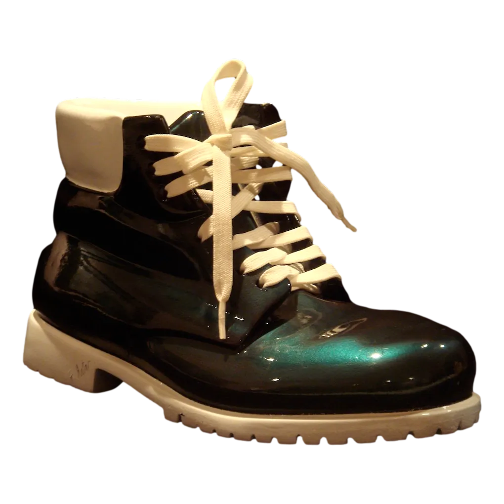 WORK BOOT / REPRODUCTION / DARK GREEN AND WHITE