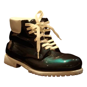 WORK BOOT / REPRODUCTION / DARK GREEN AND WHITE