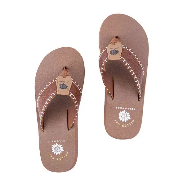 Yellow Box Norrie Tan Flip Flop